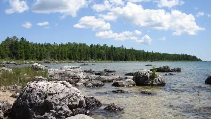 Lago onde naufrágio foi encontrado