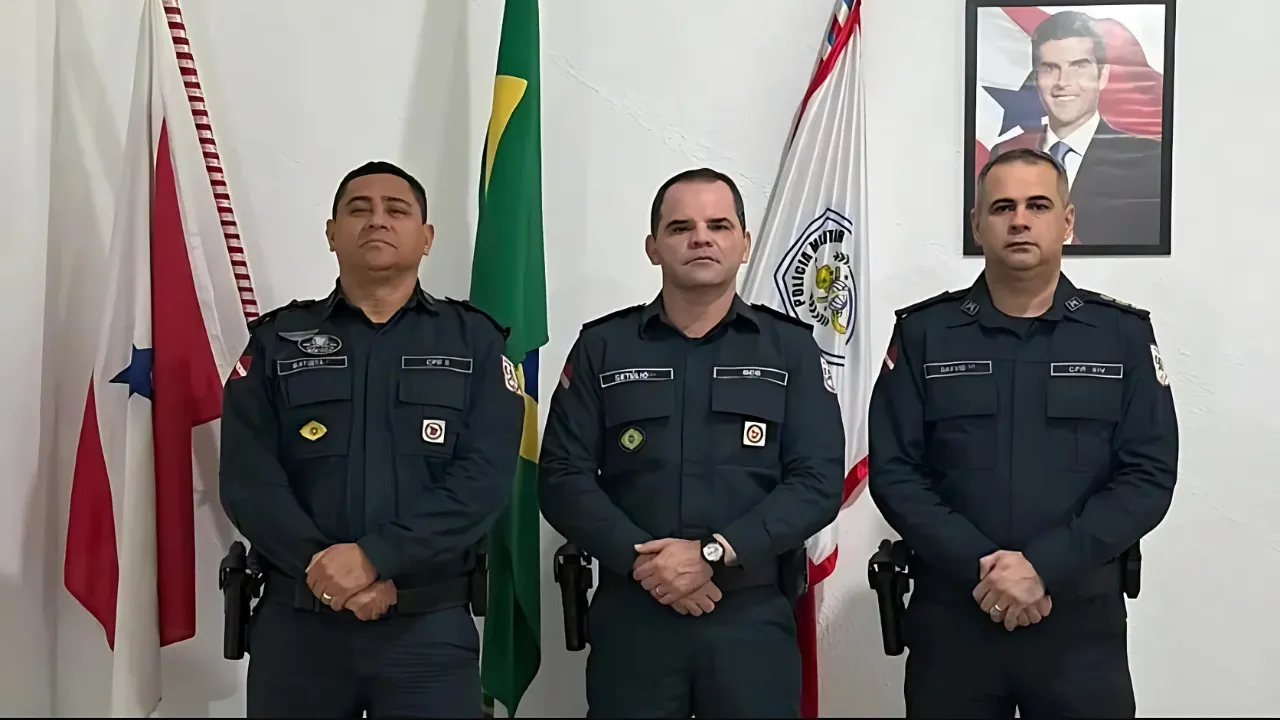 Coronel Batista vai comandar o CPR VI em Paragominas,  coronel Gledson vai chefiar o CPR II em Marabá e coronel Dayvid lidera o CPR XIV em Parauapebas