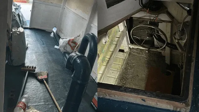 Submersível apreendido pela PF e Forças Armadas