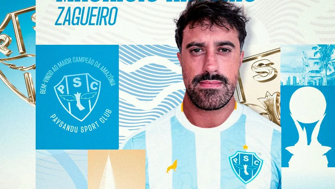 Novo zagueiro do Paysandu Maurício Antônio.