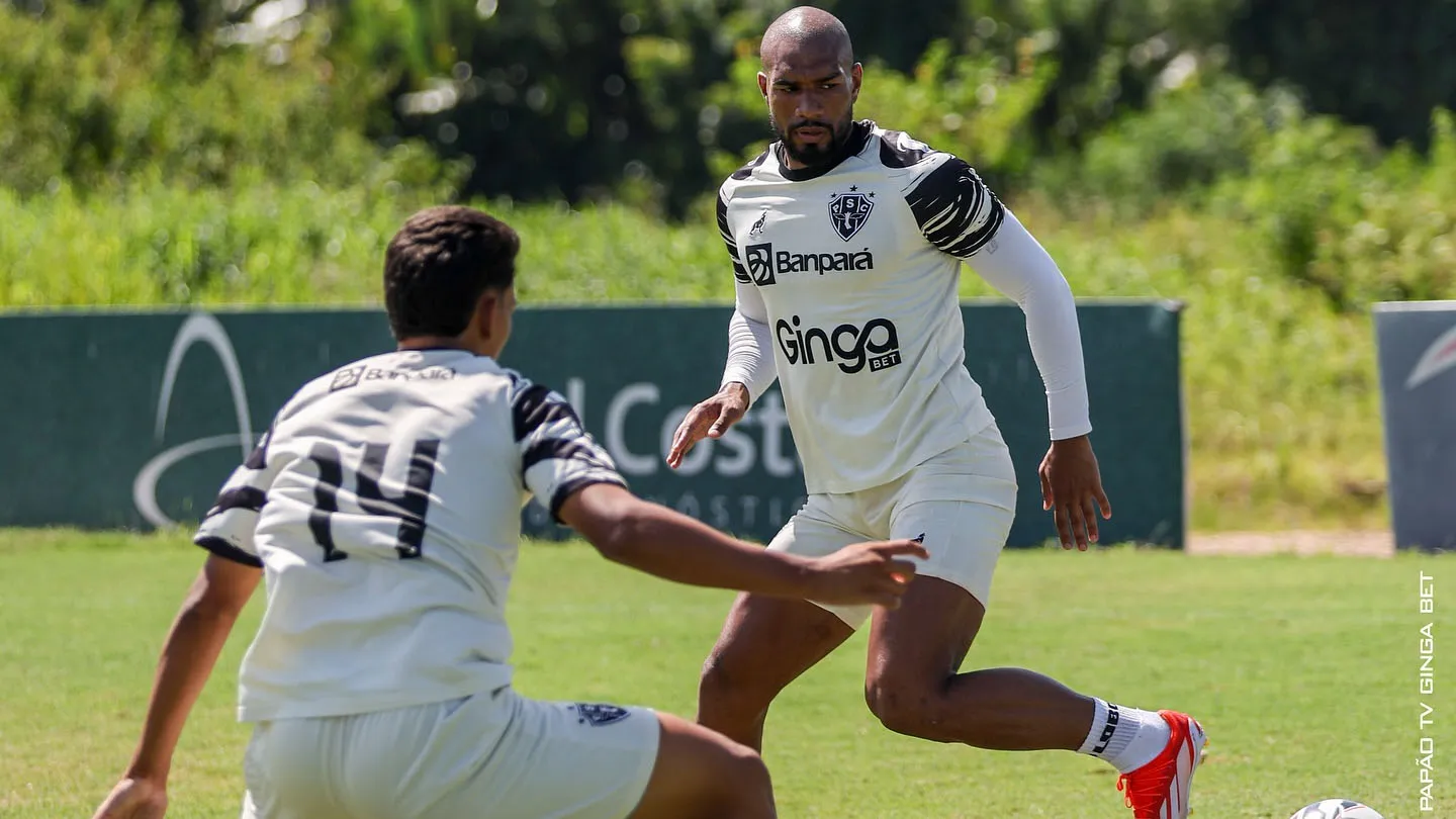 Lateral-esquerdo Kevyn está de volta aos treinos do Paysandu