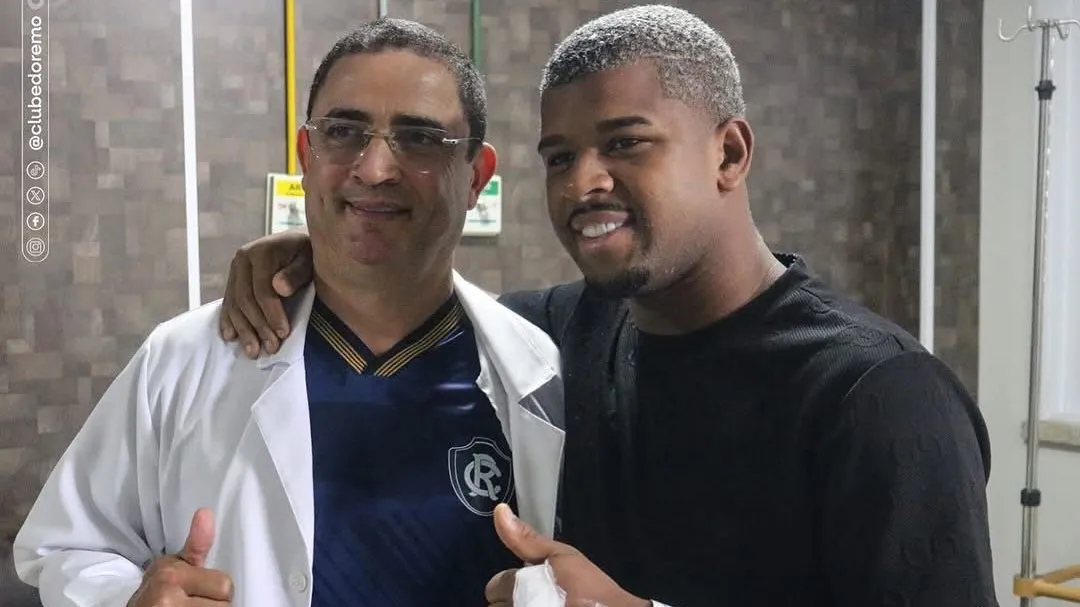 Jaderson agradece apoio dos médicos e da torcida do Remo
