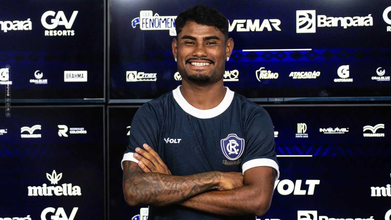 Atacante PH Gama é apresentado no Leão