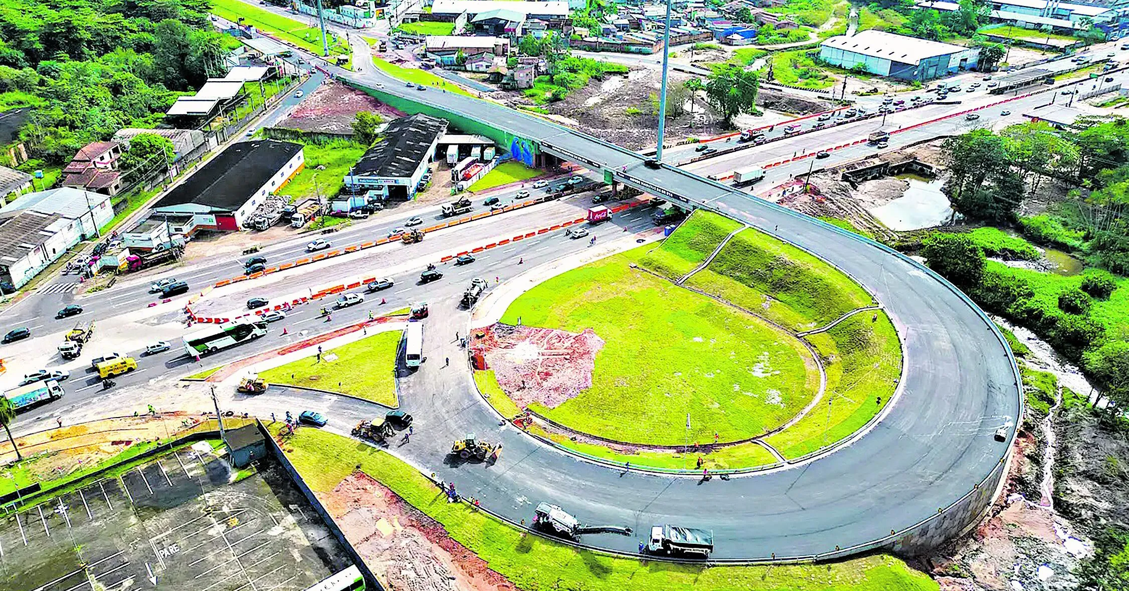 Com 740 metros de extensão, o viaduto da BR-316 vai diminuir congestionamentos e garantir fluidez ao trânsito.