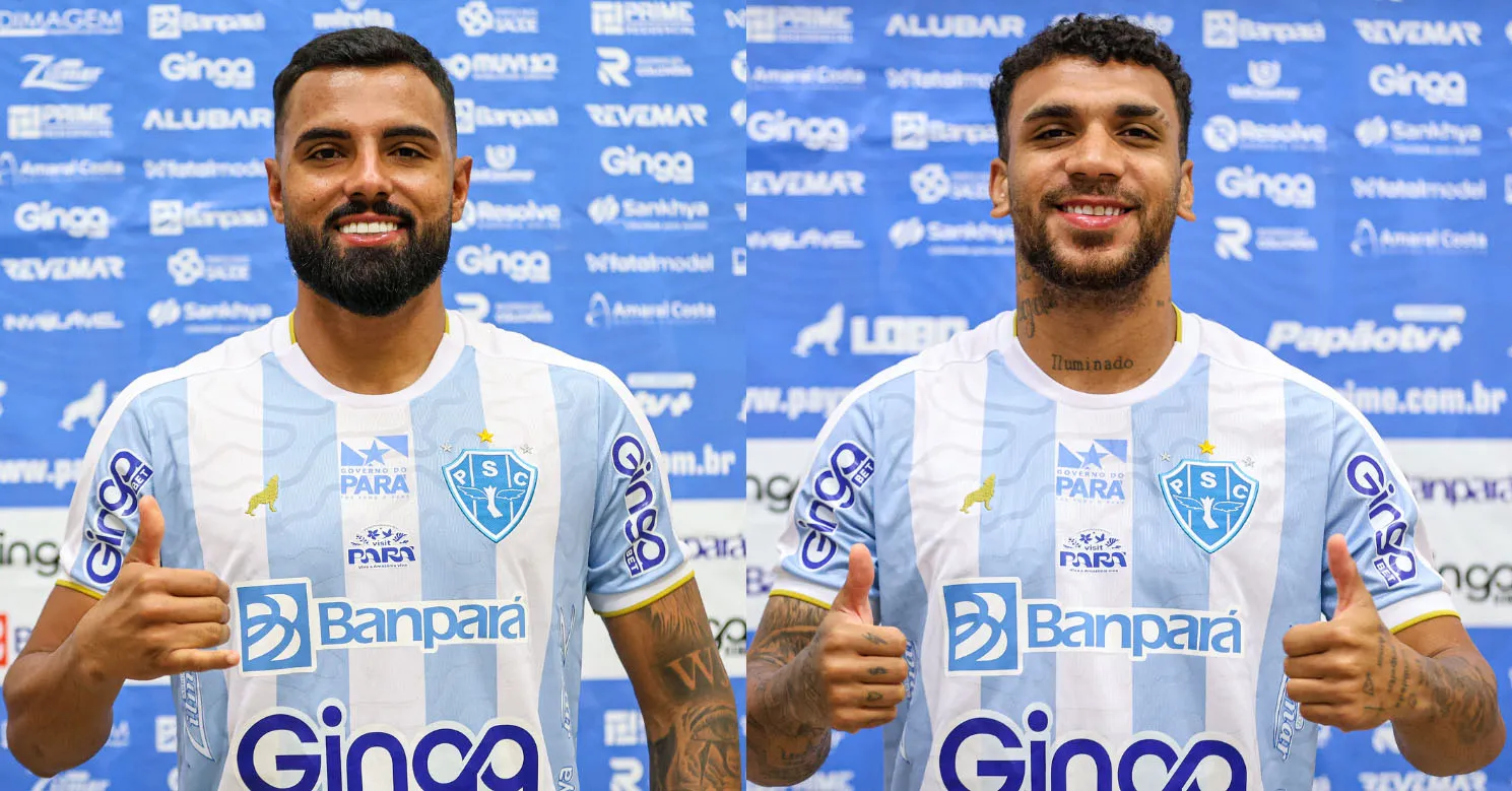 Meia-atacante e atacante prometem elevar o nível ofensivo do Papão
