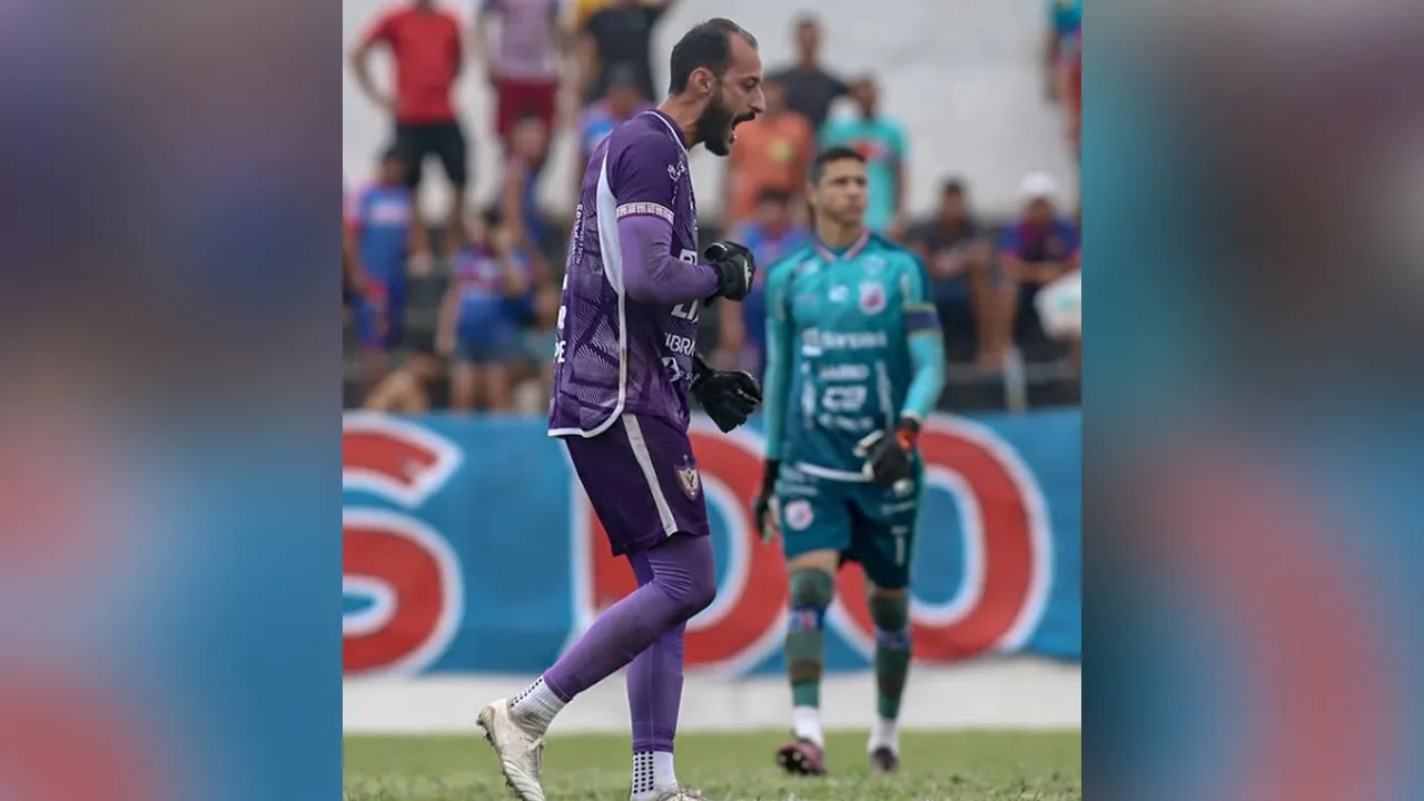 Após empate em 2 a 2 no tempo normal, o Azulão levou a melhor nos pênaltis e venceu por 4 a 2.