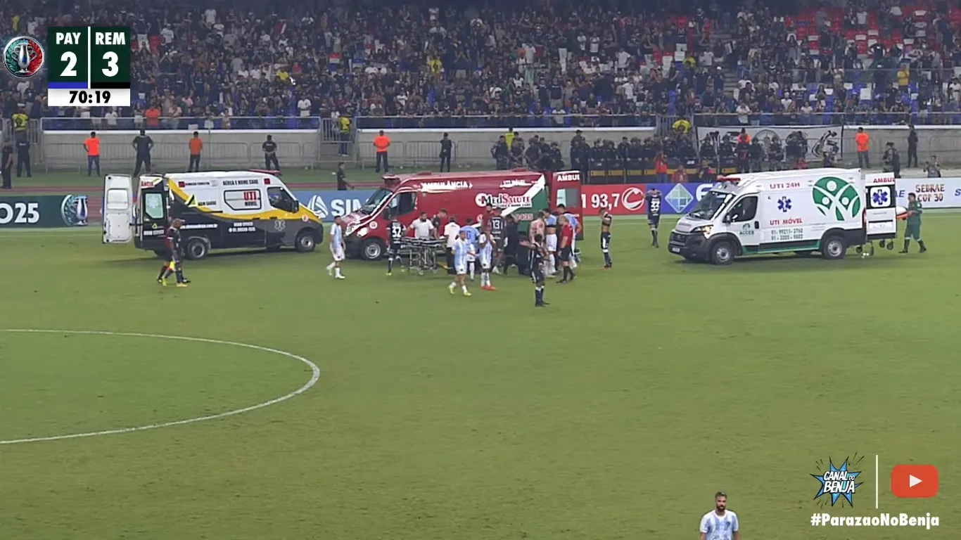 Momento de aflição calou o Mangueirão