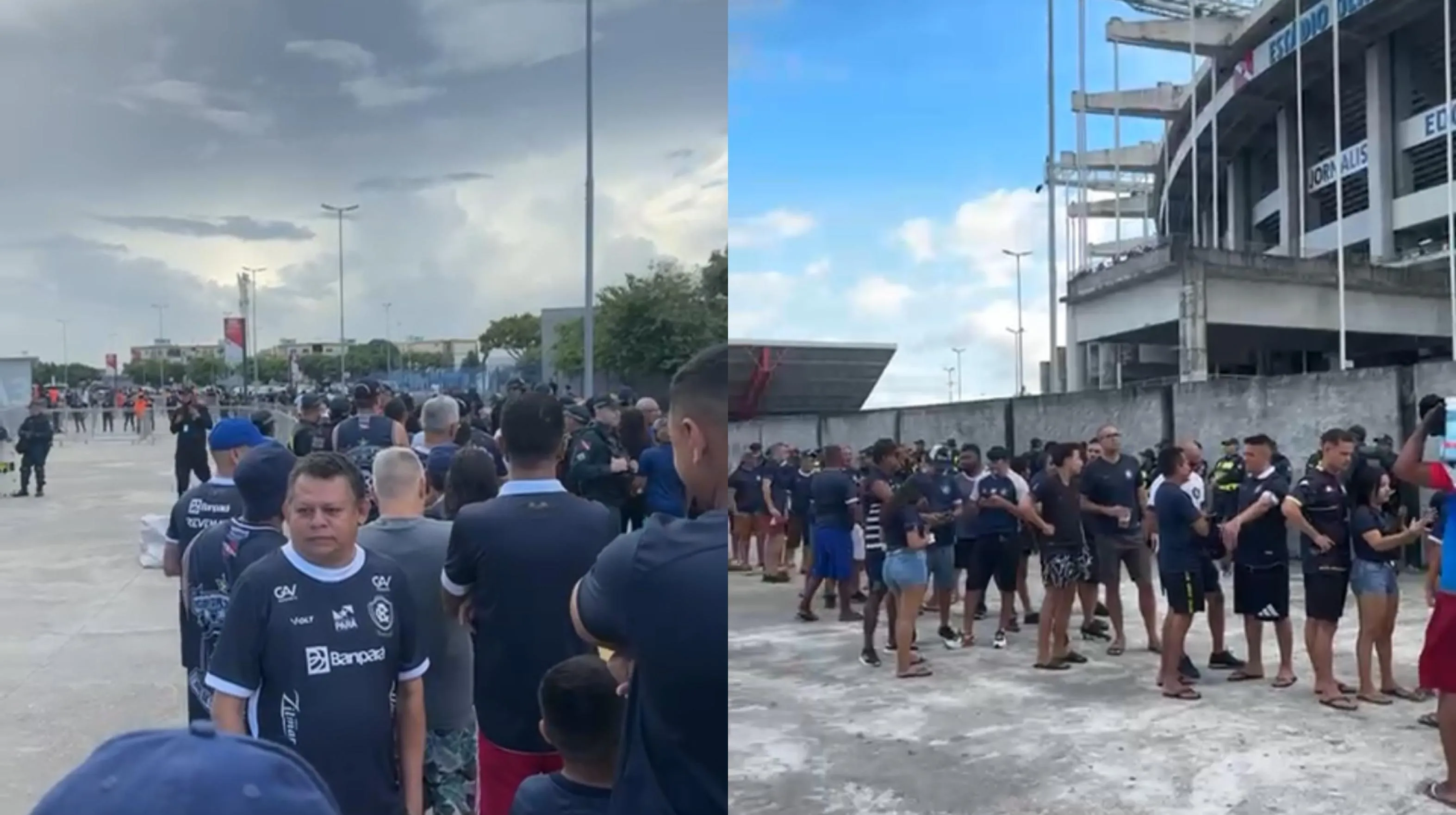 Imagem ilustrativa da notícia: Clube do Remo: torcida enfrenta problemas nas catracas do Mangueirão
