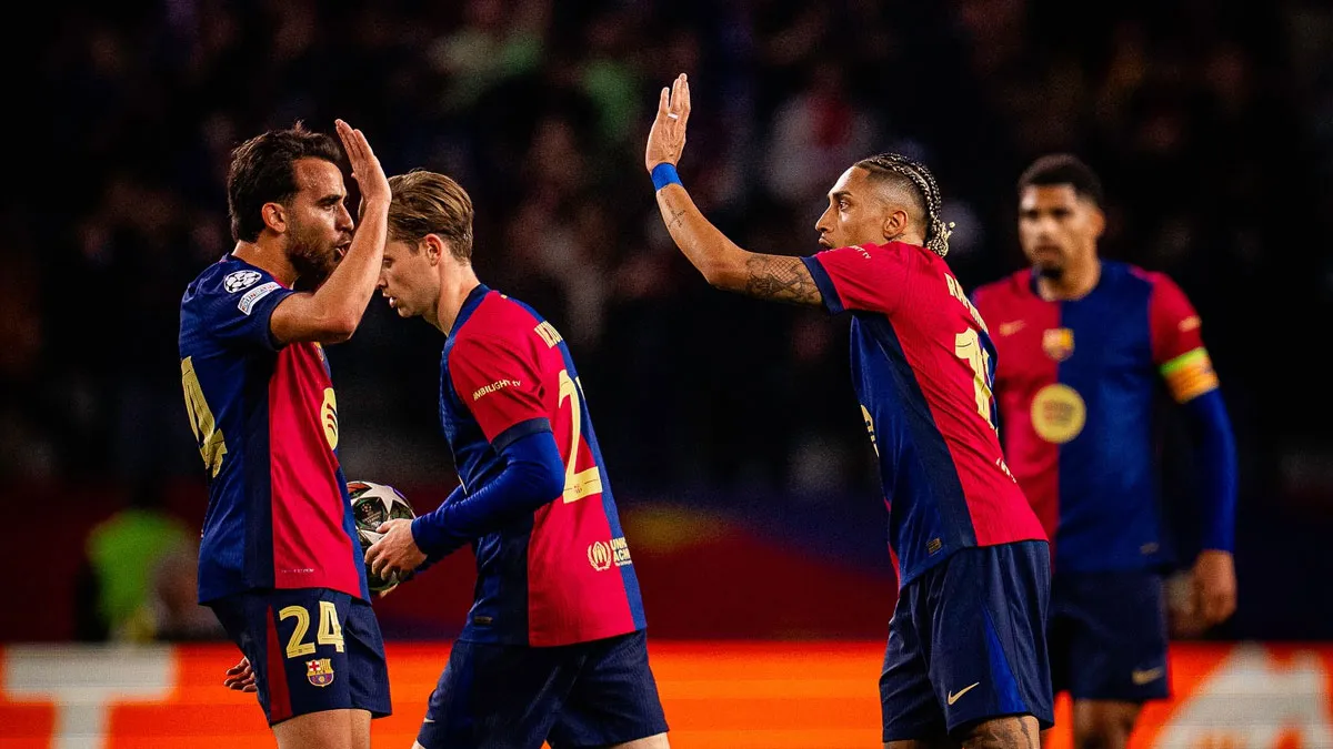 Imagem ilustrativa da notícia: Raphinha brilha e garante empate de Barcelona e Inter