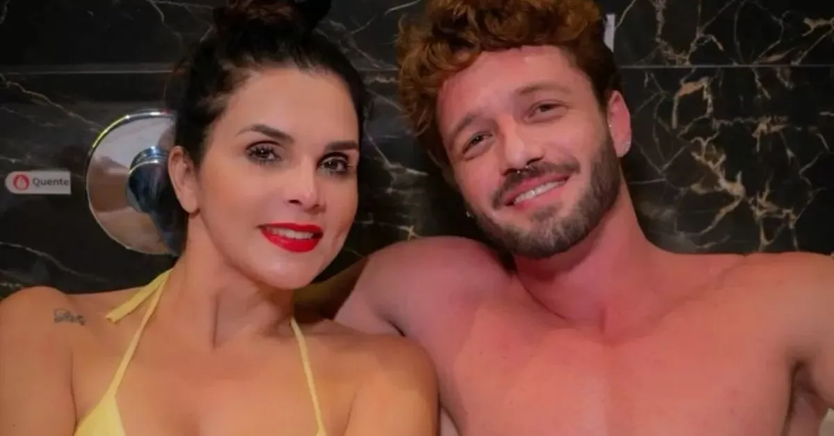 Luiza Ambiel anunciou a produção de um vídeo de sexo com Diogo Venturieri.
