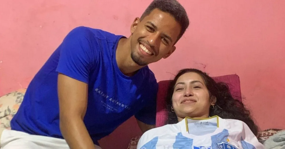 Matheus Nogueira foi visitar Sarah Beatriz e levou ainda mais esperanças para a "bicolor de ferro"