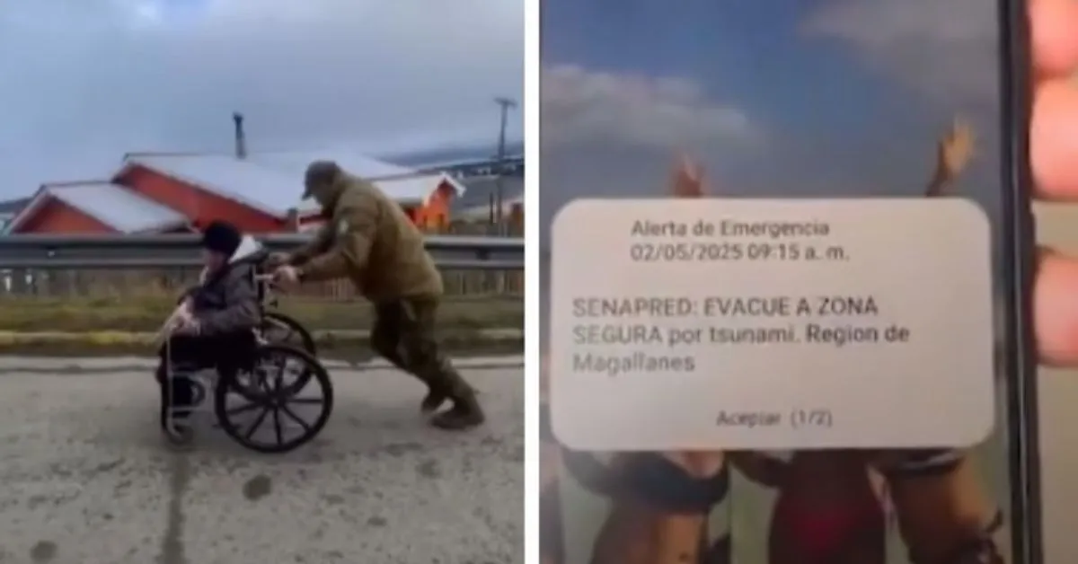 O governo chileno emitiu um alerta vermelho para a região e orientou a evacuação