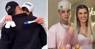 MC Guimê e a noiva revelaram sua gravidez