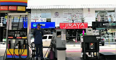 Entorno de muitos postos ofertam lojas variadas