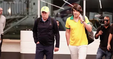 Ancelotti ao lado de Diego Fernandes