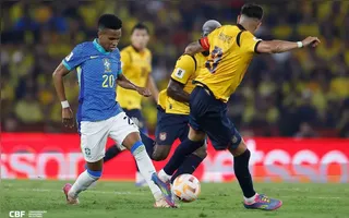 Estêvão brigou bastante, mas foi pouco efetivo diante do Equador