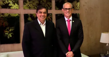 Camilo Centeno, presidente do Grupo RBA e Marcus Augusto Losada Maia.