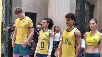 CBV apresenta novos uniformes da seleção brasileira de vôlei