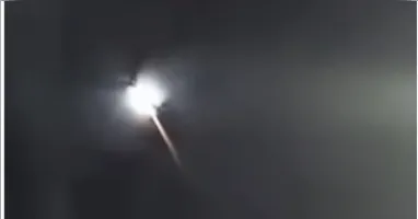 Bola de fogo chamou a atenção de moradores da região sudoeste do Pará na noite da última segunda-feira (2).