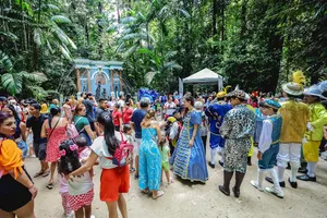 Evento reuniu pais e crianças no Bosque Rodrigues Alves em Belém