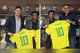 Presidentes de Remo e Paysandu com Ednaldo Rodrigues na CBF