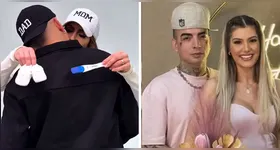 MC Guimê e a noiva revelaram sua gravidez