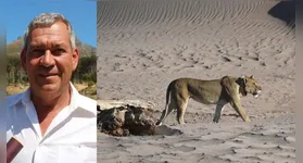 Empresário Bernd Kebbel, de 59 anos, foi atacado e morto por leão em hotel na Namíbia. Ele era defensor da vida selvagem e conhecido filantropo.
