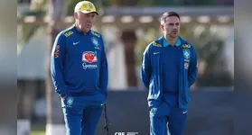 Rodrigo Caetano acompanha de perto os primeiros passos de Ancelotti à frente da Seleção.