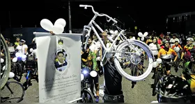 Manifestação foi realizada no Dia Internacional do Ciclista
