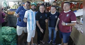Comemoração no Ver-o-Peso relacionado à vitora do campeonato paraense pelo Remo.