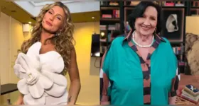 Lívia Andrade e Dona Déa se reconciliam ao vivo no Domingão com Huck e emocionam o público com abraço carinhoso.