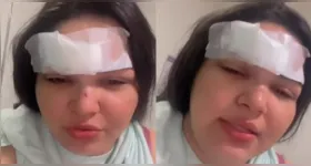 Greycielle Nunes aparece emocionada ao relatar agressão sofrida em Crato (CE), no último domingo (25).