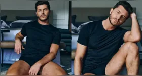Klebber Toledo posa de cueca em ensaio sensual e é alvo de elogios e brincadeiras nas redes sociais