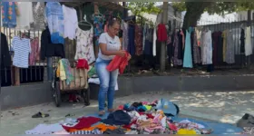 "Shopping Chão" no bairro da Terra Firme