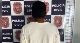 O preso foi levado à delegacia para prestar depoimento