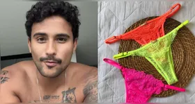 Lucas Pizane diz que homens gostam de cheiras calcinha, mas não admitem.