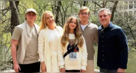 O ator falou da idade de cada filho para homenagear Angélica