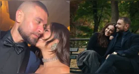 A atriz dedicou um vídeo ao cantor com quem vive desde 2021