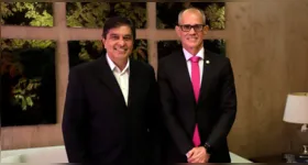 Camilo Centeno, presidente do Grupo RBA e Marcus Augusto Losada Maia.