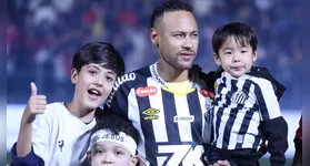 Atacante Neymar do Santos