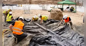 Fragmento bem preservado de embarcação medieval é encontrado a cinco metros de profundidade por arqueólogos espanhóis