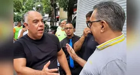 Marcos Braz e Sérgio Papellin em encontro realizado em Belém