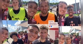 Revelado nas categorias de base do Leão, o goleiro Marcos Alexandre. de 18 anos, realiza estágio no período de dois meses no renomado Clube Bayern de Munique, na Alemanha.