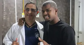 Jaderson agradece apoio dos médicos e da torcida do Remo