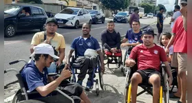 Torcedores demonstraram indignação com problemas na entrega de gratuidades para cadeirantes no Remo