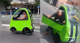 Descubra o Nanico P50, o menor carro do mundo criado por um designer brasileiro.