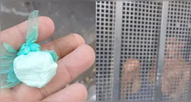 Homem suspeito de tráfico é detido em ação policial, quebra algemas e danifica viatura.