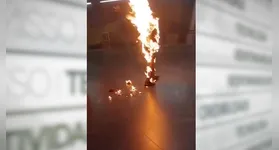 Imagem ilustrativa da notícia Homem ateia fogo em si mesmo e é salvo por agentes em São Paulo