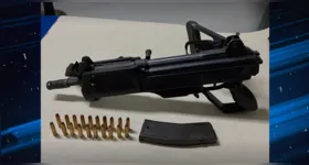 Arma de grosso calibre foi apreendida durante troca de tiros entre policiais e traficantes em Marituba.