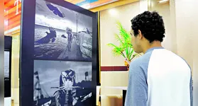 A mostra “Sustentável & Humano – Olhares sobre a biodiversidade e a sociedade na Amazônia”.